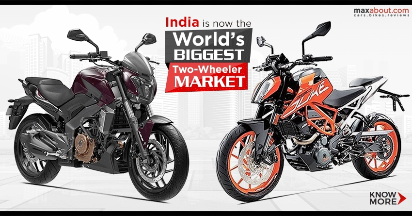 India is Now the World's Biggest 2-Wheeler Market | Beats China