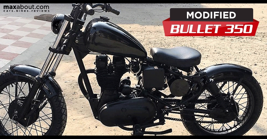 Modified Royal Enfield Bullet 350 by Aghori Customs