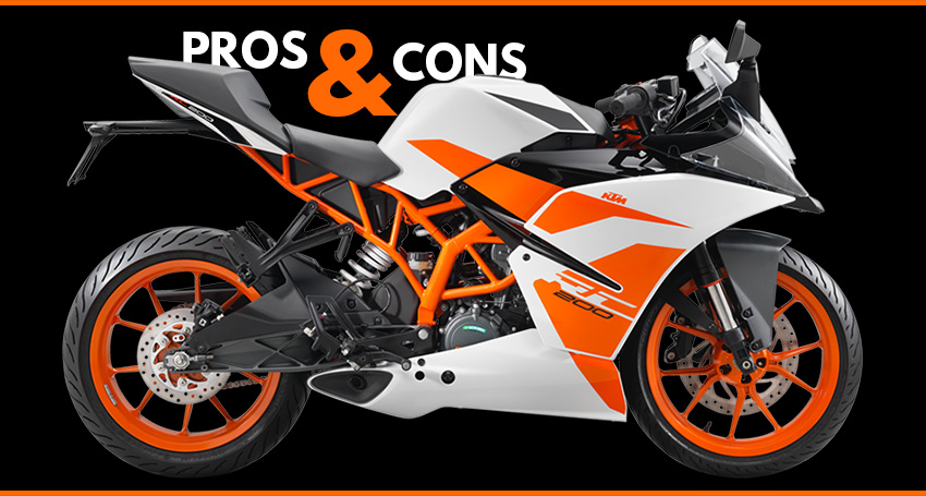 KTM RC 200 Sports Bike Pros & Cons (Complete List)