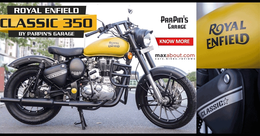 Beautifully Modified Royal Enfield Classic 350 by ParPin's Garage