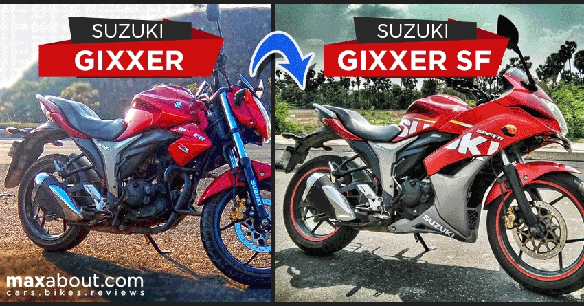 Suzuki Gixxer Owner Modifies his Bike to Look like a Gixxer SF