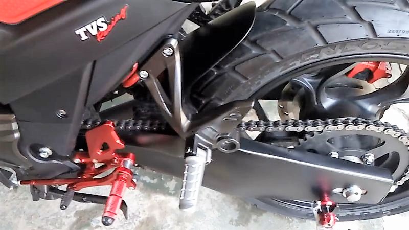 TVS Draken Concept-Inspired Apache RTR 200 - Live Photos and Details - frame
