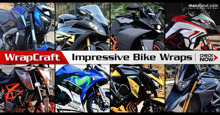 Impressive Bike Wraps by WrapCraft India
