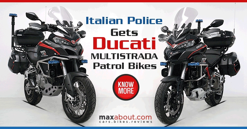Italian Police Gets New Ducati Multistrada Patrol Bikes