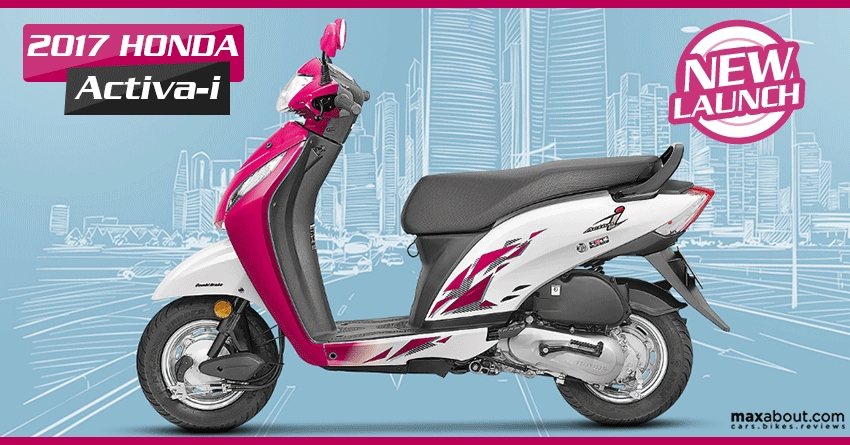 2017 Honda Activa-i Launched @ INR 47,913