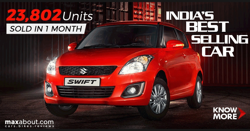 Maruti Swift Beats Alto in April 2017 | Swift is Now the Best-Selling Car in India