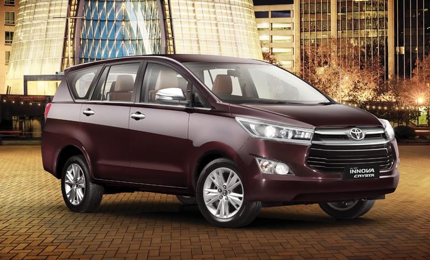 Toyota Innova Crysta Colors Available in India