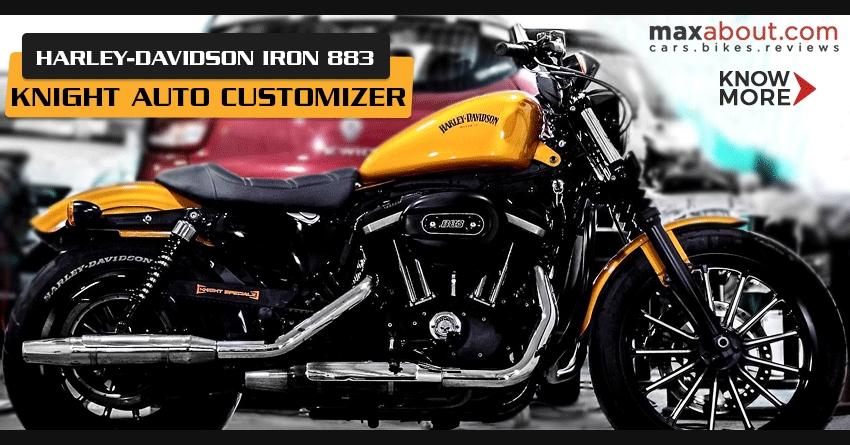 Harley-Davidson Iron 883 Gloss Orange Edition by Knight Auto Customizer