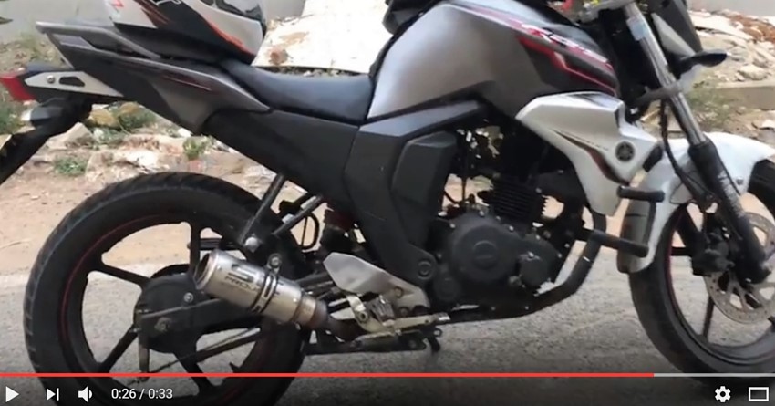 Yamaha FZS V2 with SC Project Exhaust by Street Fyterz