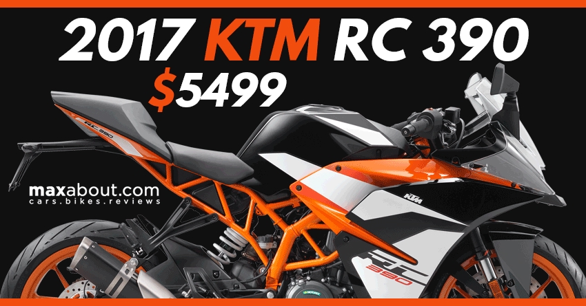 Made in India 2017 KTM RC 390 Launched in USA for $5,499