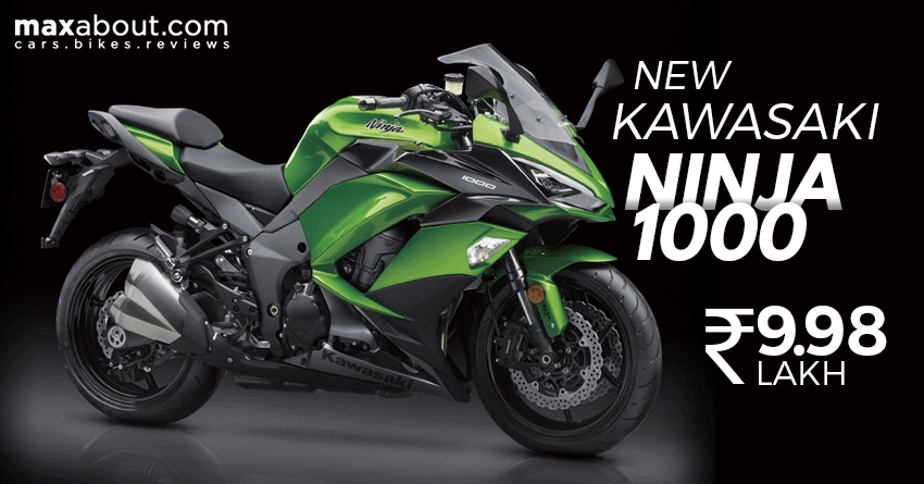 2017 Kawasaki Ninja 1000 Launched @ INR 9.98 lakh