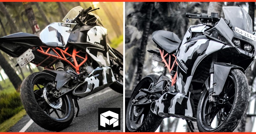 Meet Camouflaged KTM RC200 Sportbike by Alwin PJ