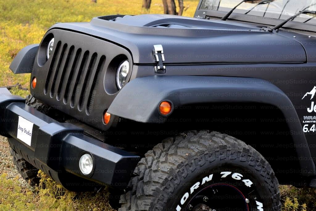 Here is the Best Modified Mahindra Thar in India with Jeep Looks - angle