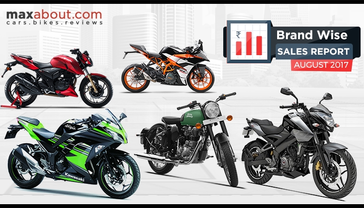 Brand-Wise 2-Wheeler Sales Report (August 2017)