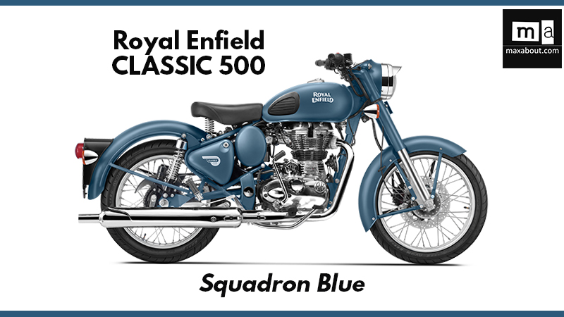 Royal Enfield Classic 500 Squadron Blue Launched @ INR 1.86 lakh