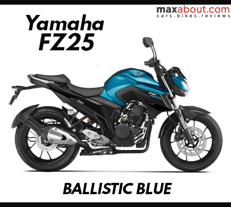 Yamaha FZ25 Colors Available in India - top