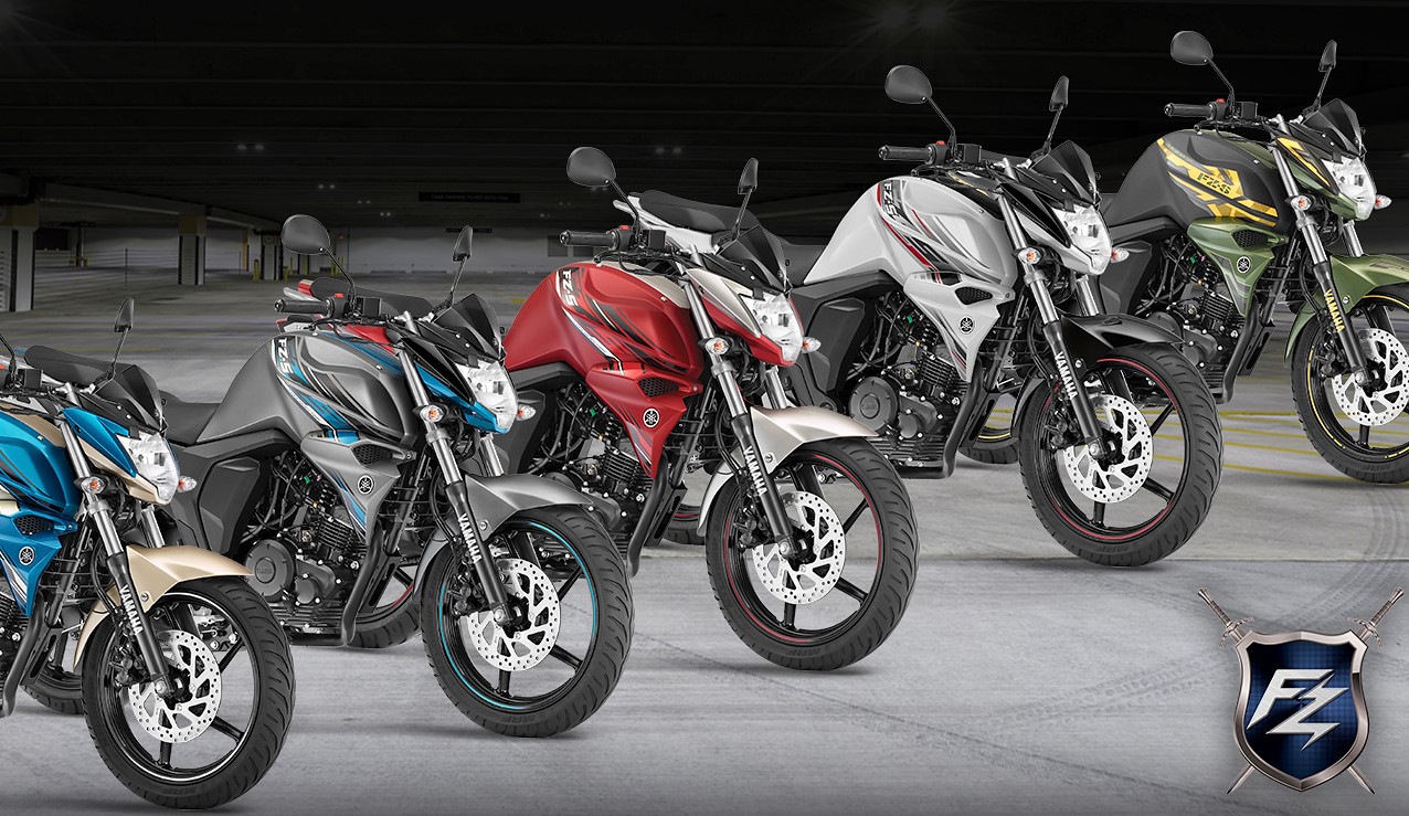 Yamaha FZS V2 Fi Colors Available in India