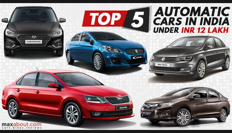 Top 5 Best Automatic Cars in India Under INR 12 Lakh