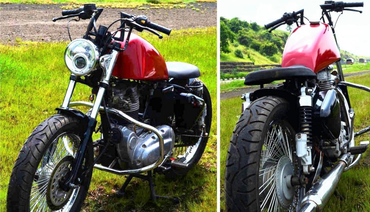 Custom-Made Royal Enfield Electra 350 Brave by Virendra Bhakte