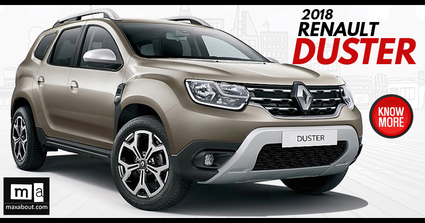 2018 Renault Duster SUV Officially Unveiled