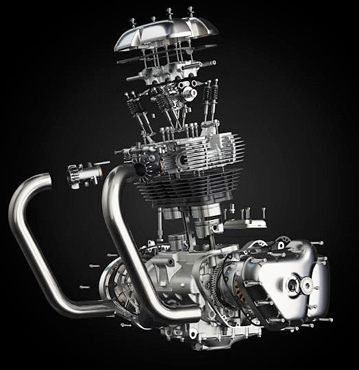 Royal Enfield 650cc Engine Revealed