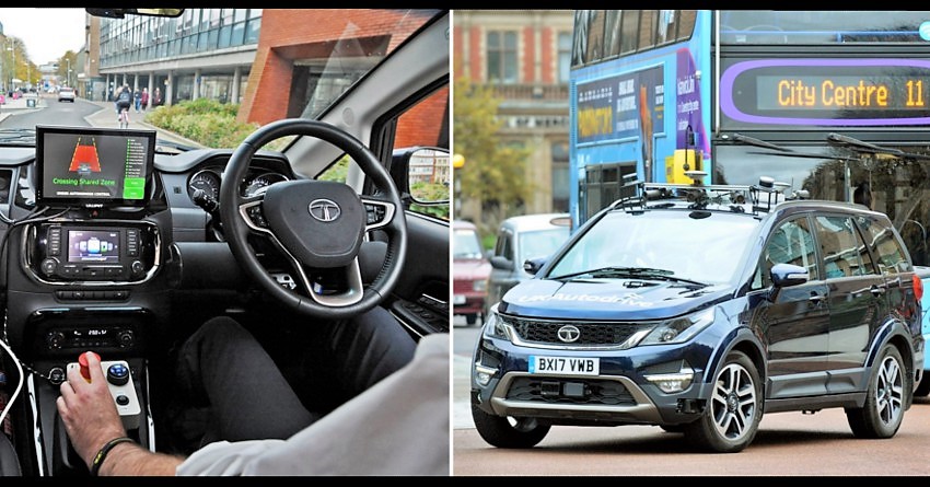 Self-Driving Tata Hexa Testing Begins in UK