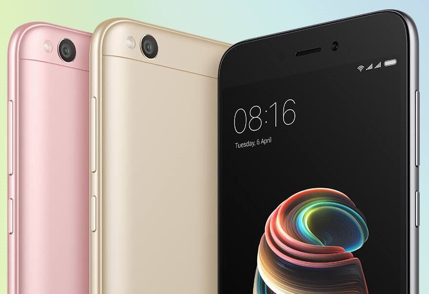Xiaomi Redmi 5A Launched in India @ Rs 4999