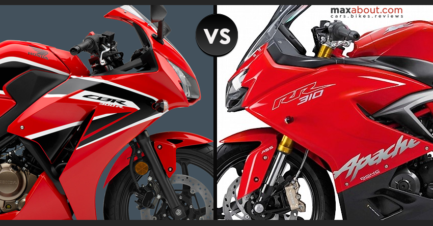 Detailed Comparison: Honda CBR300R vs TVS Apache RR 310