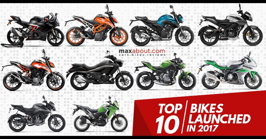 Top 10 Bikes Launched in 2017 (Priced Under INR 5 Lakh in India)