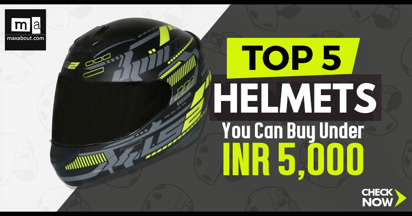Top 5 Helmets You Can Buy in India Under INR 5000