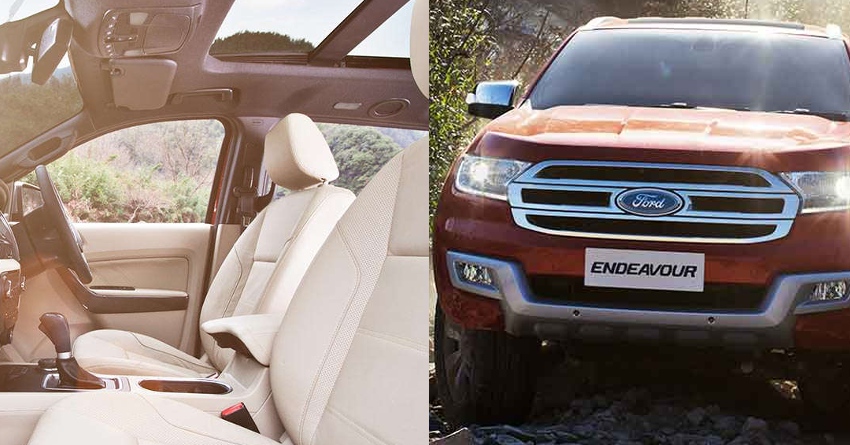 Ford Endeavour 2.2L Titanium with Sunroof Launched @ INR 29.57 Lakh