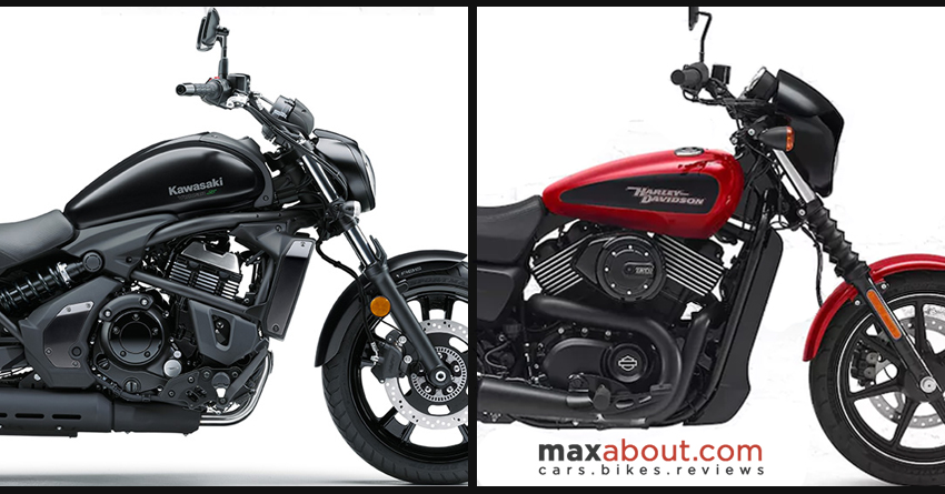 Quick Comparison: Kawasaki Vulcan S vs Harley Street 750