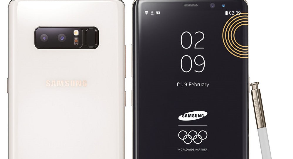 Samsung Galaxy Note8 'Winter Olympic Games' Edition Unveiled