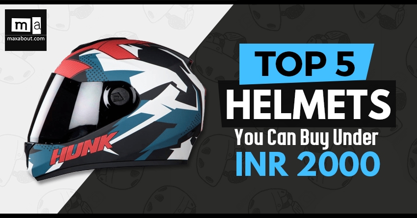 Top 5 Best Helmets You Can Buy Under INR 2000 in India