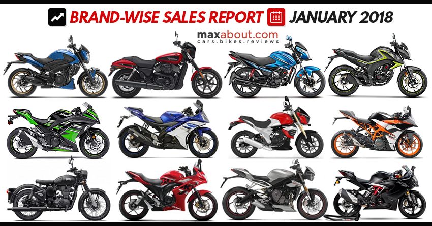 Brand-Wise 2-Wheeler Sales Report (January 2018)