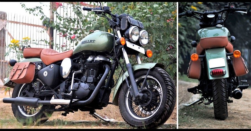 Perfectly Modified 500cc Royal Enfield Bullet by Puranam Designs