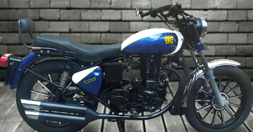 Modified Royal Enfield Machismo by Spanners Customs (Chennai)