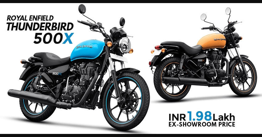 Royal Enfield Thunderbird 500X Launched @ INR 1.98 Lakh