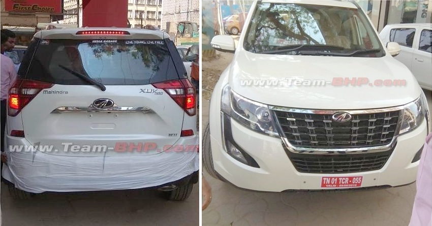 2018 Mahindra XUV500 Spotted Undisguised in India
