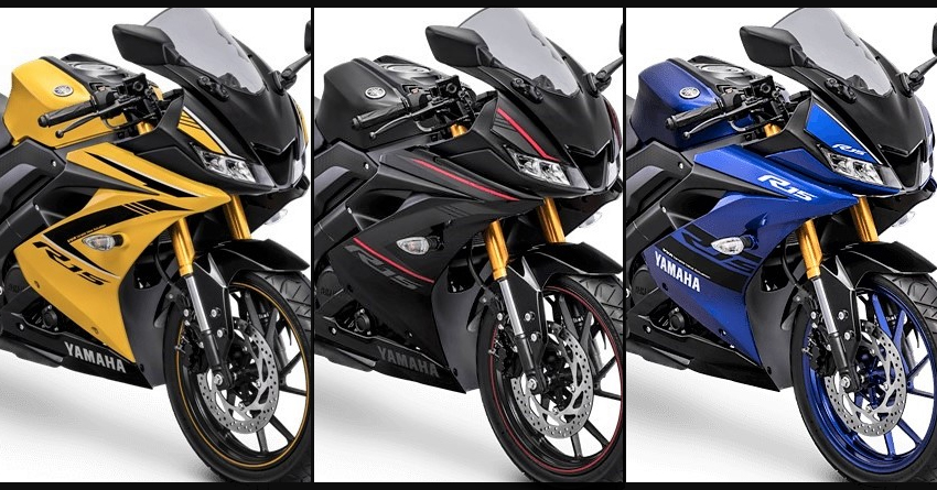 Yamaha R15 Version 3 Gets New Colors & Golden USD Forks in Indonesia