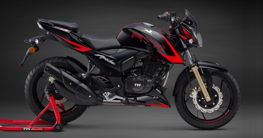 TVS Apache RTR 200 Race Edition 2.0 with Slipper Clutch Launched in India
