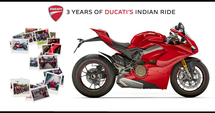 Ducati Celebrates 3 Successful Years of Style, Sophistication and Performance in India