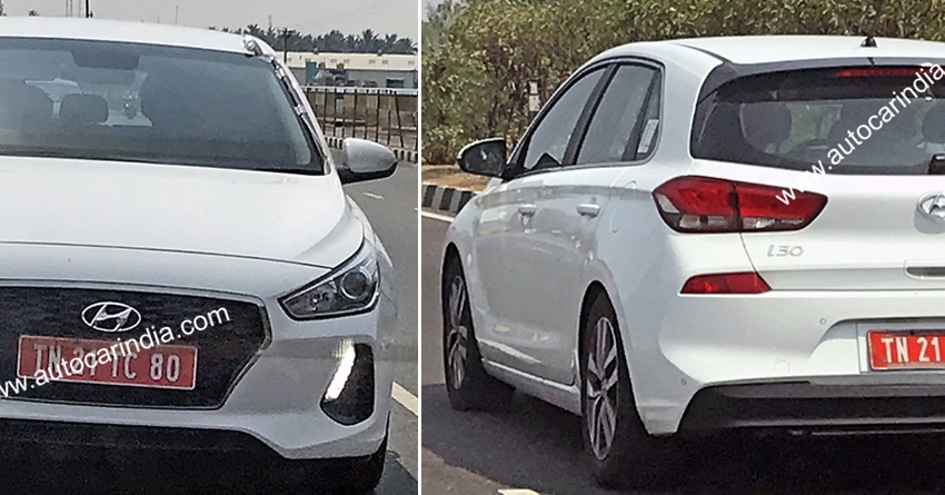 2018 Hyundai i30 Spotted Testing in India