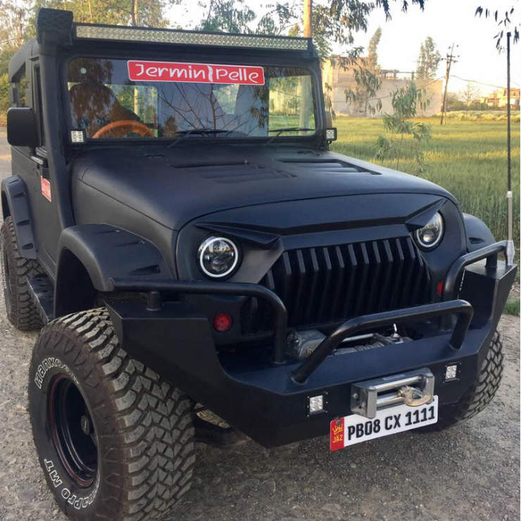 Stealth Black Mahindra Thar SUV Is The King of Darkness - photo