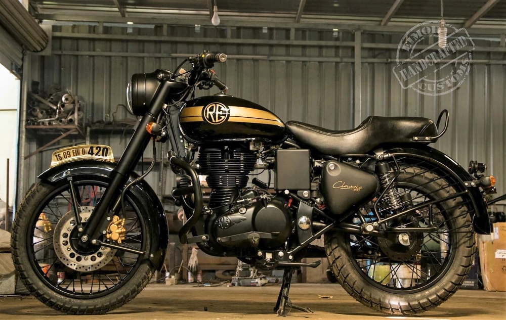 EIMOR Royal Enfield Goldy 500 Photos and Quick Details - close up