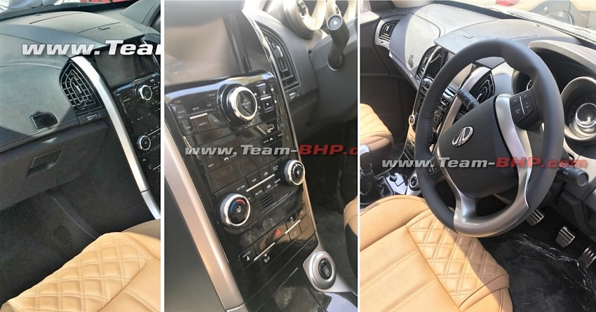 2018 Mahindra XUV500 Interior Spied Ahead of Official Launch