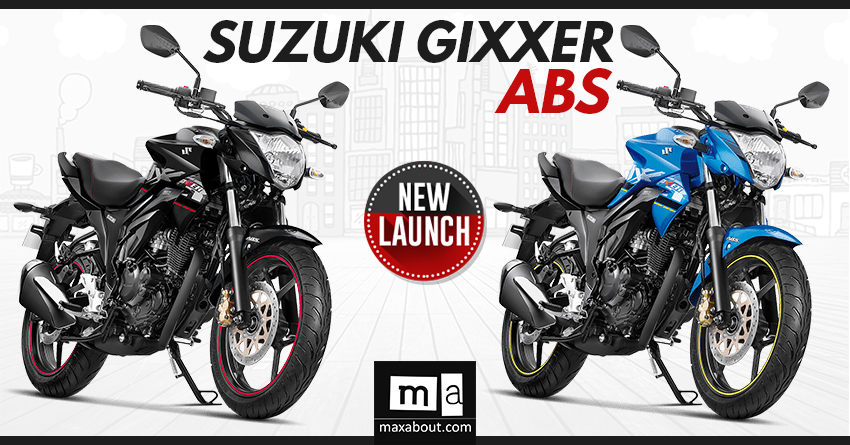 2018 Suzuki Gixxer ABS Launched @ INR 87,250