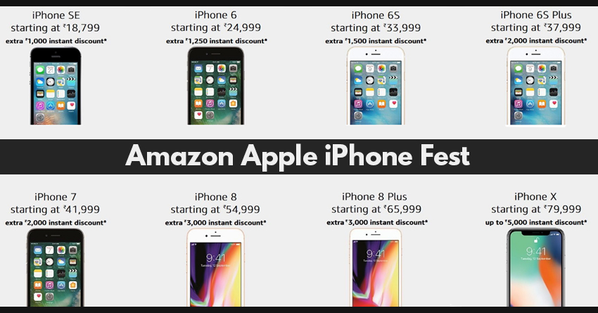 Amazon India's Apple iPhone Fest: Huge Discounts On All iPhones