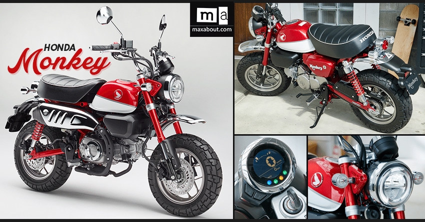 Honda Monkey 125 with USD Forks & ABS Officially Unveiled