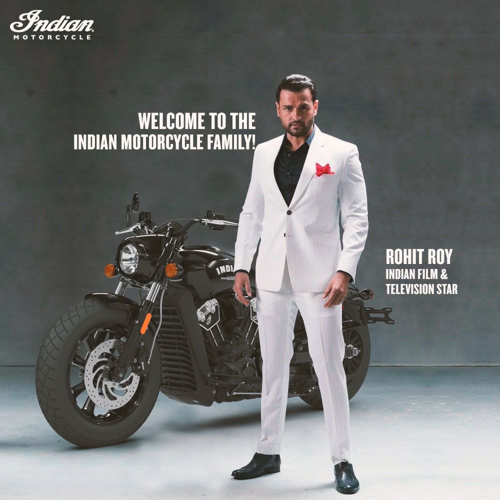 Bollywood Actor Rohit Roy Buys Himself A Indian Scout Bobber
